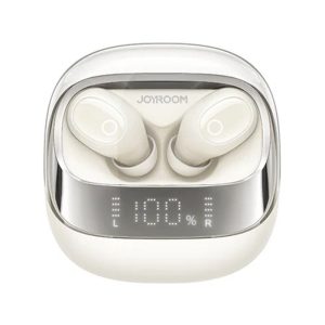 Joyroom JR-DB2 True Wireless Earbuds with Digital Screen White