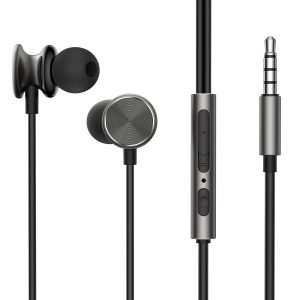Joyroom JR-EW03 In-Ear Metal Wired Earbuds Dark Grey