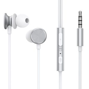 Joyroom JR-EW03 In-Ear Metal Wired Earbuds Silver