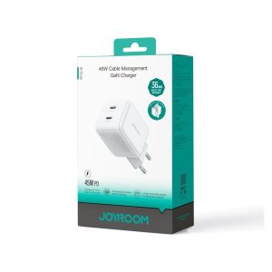 Joyroom JR-TCL05 45W Cable Management GaN Charger White (UK)