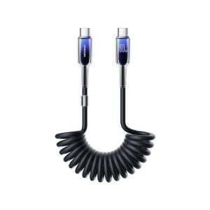Joyroom S-A43 Coiled Type-C to Type-C Cable 1.5m Black