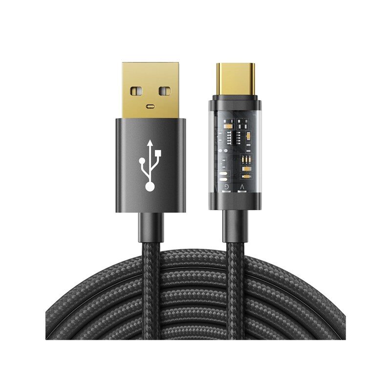 Joyroom S-UC027A12 3A USB-A to Type-C Cable 1.2m Black
