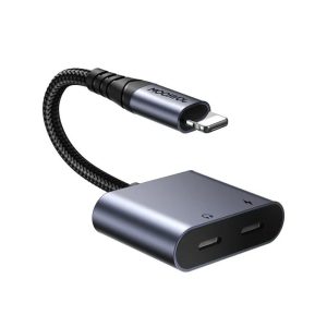 Joyroom SY-L02 2-in-1 Audio Adapter Lightning to Dual Lightning Black