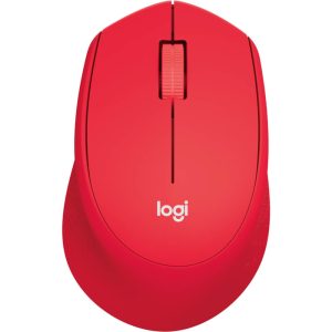 Logitech M331 Silent Wireless Mouse Red