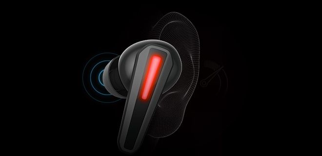 Bloody M70-BLACK-RED TWS Bluetooth V5.0 Earphone (Black+Red) - Control At Your Fingertips