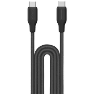 MOMAX DC26D 1-Link Flow USB-C to USB-C Cable 3M 100W Braided Black