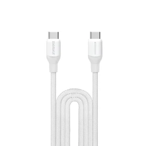 MOMAX DC26W 1-Link Flow USB-C to USB-C Cable 3M 100W Braided White