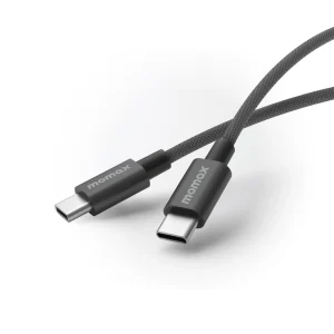 MOMAX DC30D Elite USB-C to USB-C Cable 1.5M 60W Braided Black