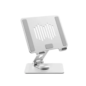 MOMAX KH12S Fold Stand Mila 360 Degree Rotatable Tablet Stand Silver