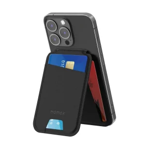 MOMAX SR29E 1-Wallet Magnetic Mobile Stand with Card Holder