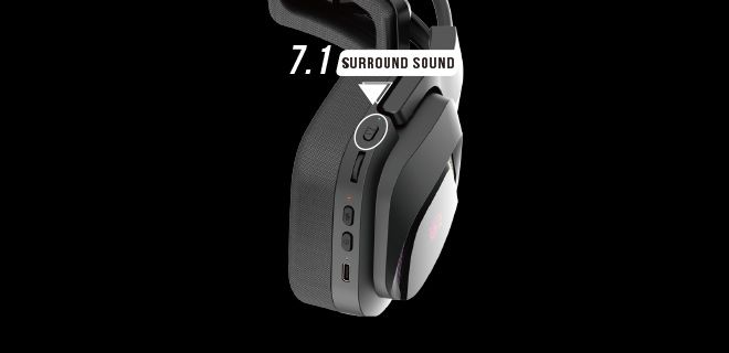 Bloody MR575 Bluetooth + 2.4GHz + Wired Multi-Mode Connection RGB Gaming Headphone - view 5