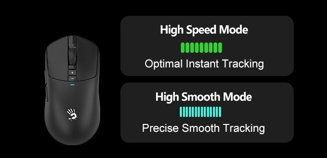 Bloody R72-ULTRA WaveLink Full Speed Dual Mode Wireless Gaming Mouse - view 6