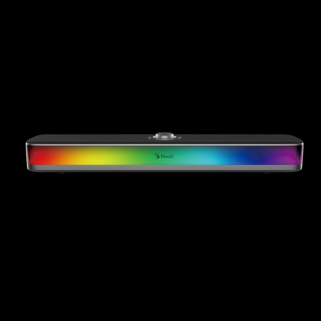 Bloody S10 Bluetooth v5.3 & USB Wired Connection RGB Gaming Soundbar (Black) - image 2