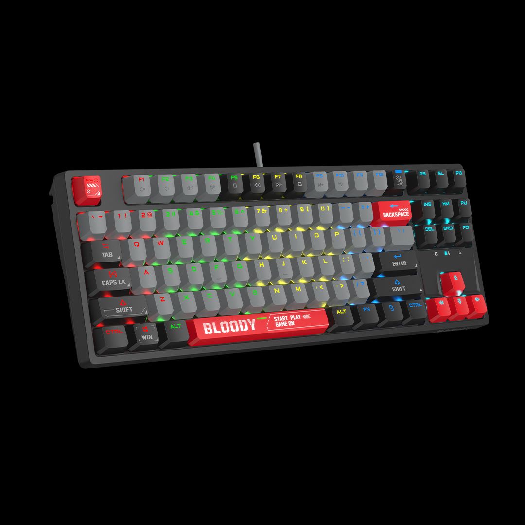 Bloody S87 RGB BLMS TKL Mechanical Keyboard 75% (87+1 Keys) Ten Key Less Compact Style - image 3