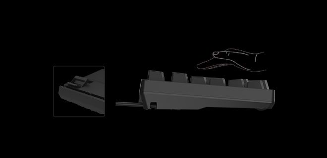Bloody S98-BLOODY-BLACK BLMS Mechanical Gaming Keyboard 80% (98 Keys) Compact Style BLMS Red Switch - view 11
