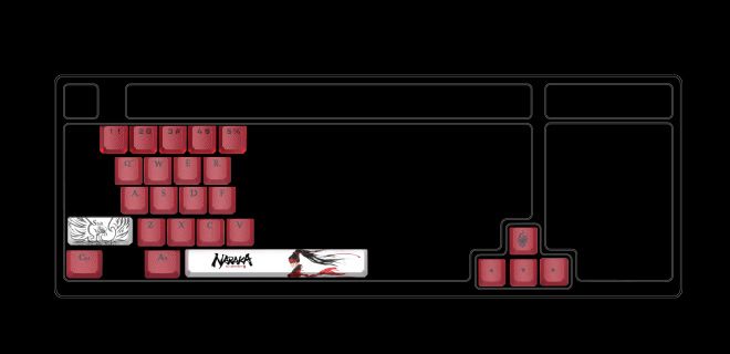 Bloody S98-NARAKA BLMS Mechanical Gaming Keyboard 80% (98 Keys) Compact Style BLMS Red Switch - view 4