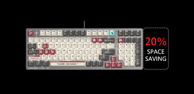 Bloody S98-PIXELS-RED BLMS Mechanical Gaming Keyboard 80% (98 Keys) Compact Style BLMS Red Switch - view 9