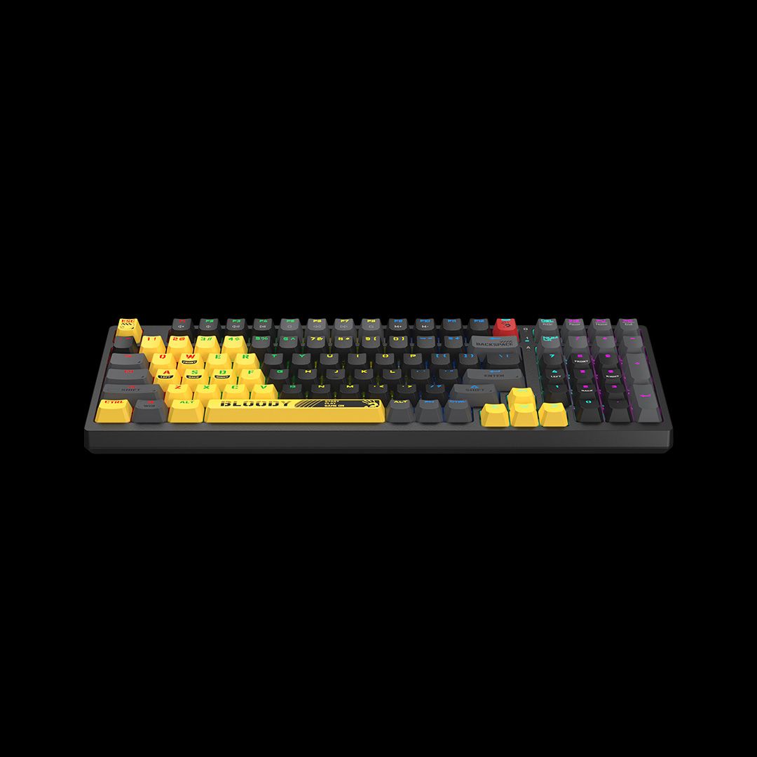Bloody S98-SPORTS-LIME BLMS Mechanical Gaming Keyboard 80% (98 Keys) Compact Style BLMS Red Switch - image 4