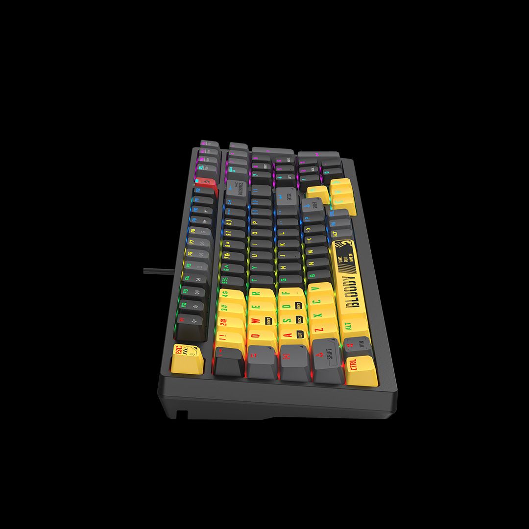 Bloody S98-SPORTS-LIME BLMS Mechanical Gaming Keyboard 80% (98 Keys) Compact Style BLMS Red Switch - image 5