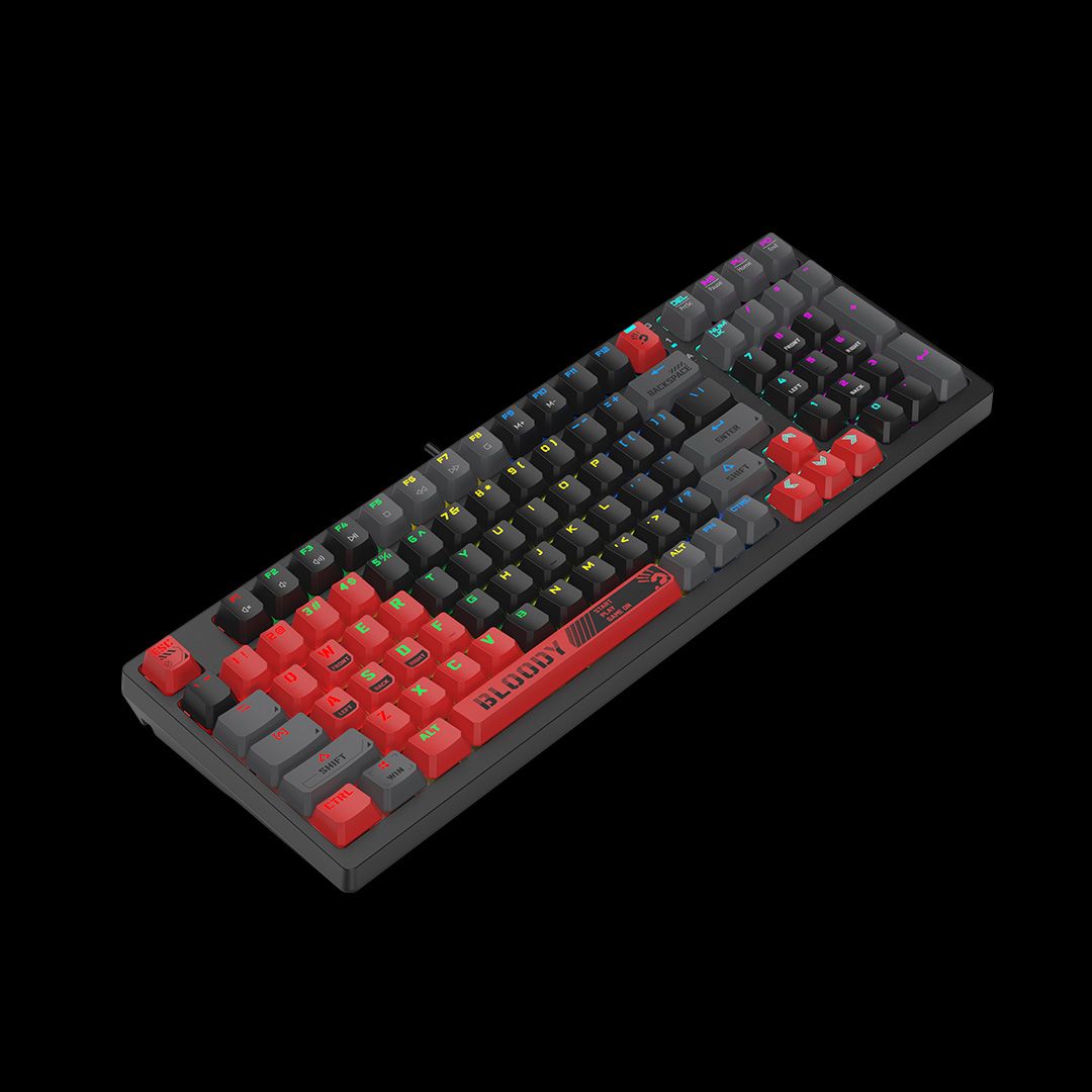 Bloody S98-SPORTS-RED BLMS Mechanical Gaming Keyboard 80% (98 Keys) Compact Style BLMS Red Switch - image 2