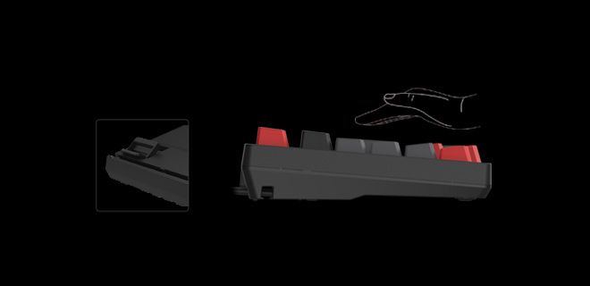 Bloody S98-SPORTS-RED BLMS Mechanical Gaming Keyboard 80% (98 Keys) Compact Style BLMS Red Switch - view 7