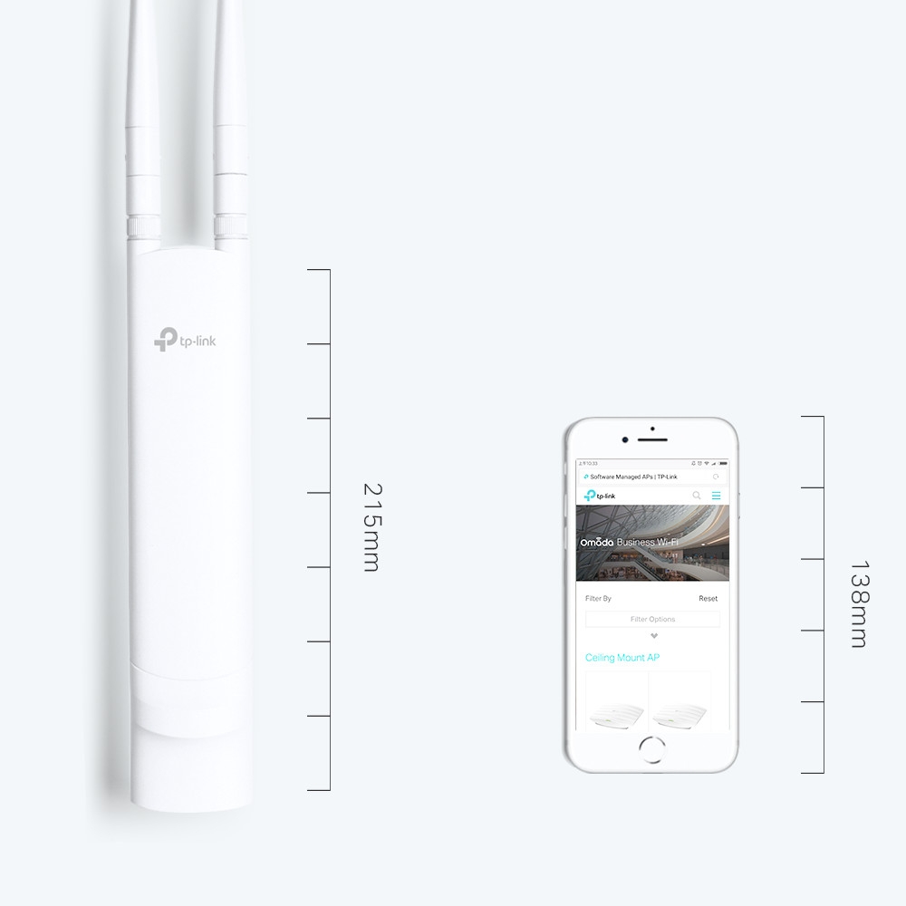TP-Link EAP110-Outdoor Wi-Fi 5 Outdoor Access Point - feature 1