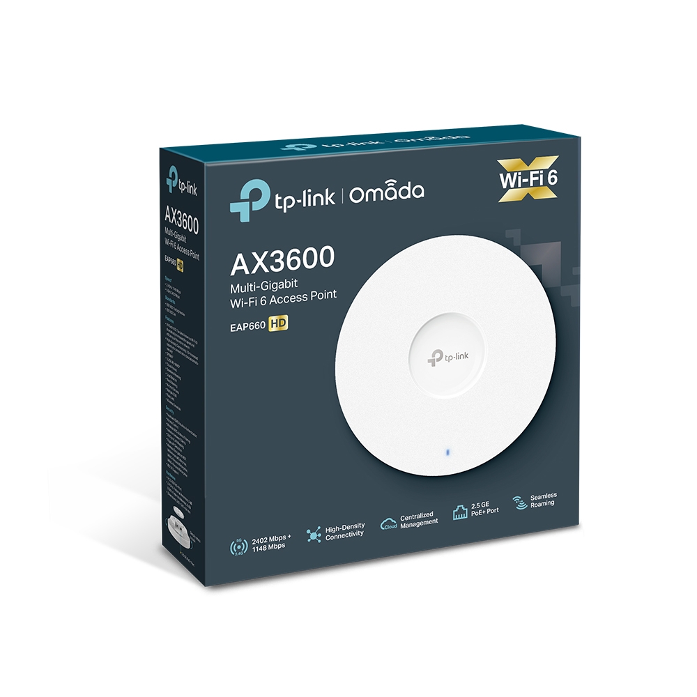 TP-Link EAP660 HD AX3600 Wi-Fi 6 Ceiling Mount Access Point - view 4