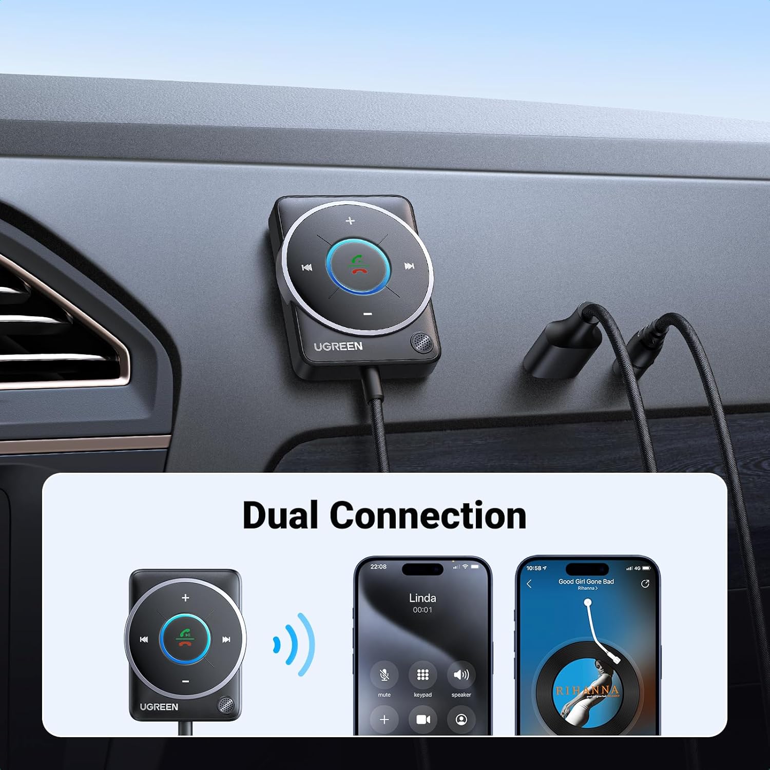 UGREEN 35002 Bluetooth Receiver Audio Adapter - image 7
