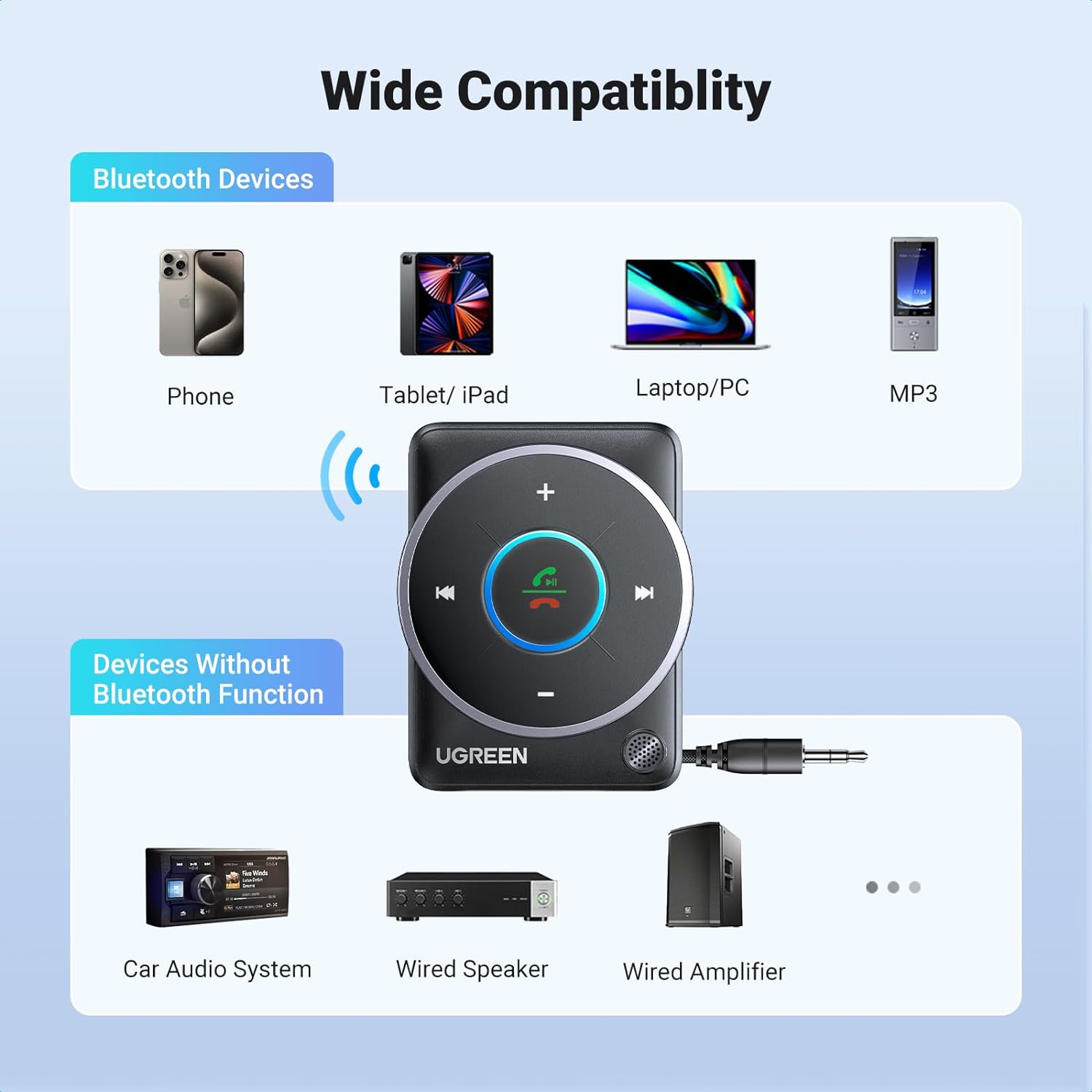 UGREEN 35002 Bluetooth Receiver Audio Adapter - image 8