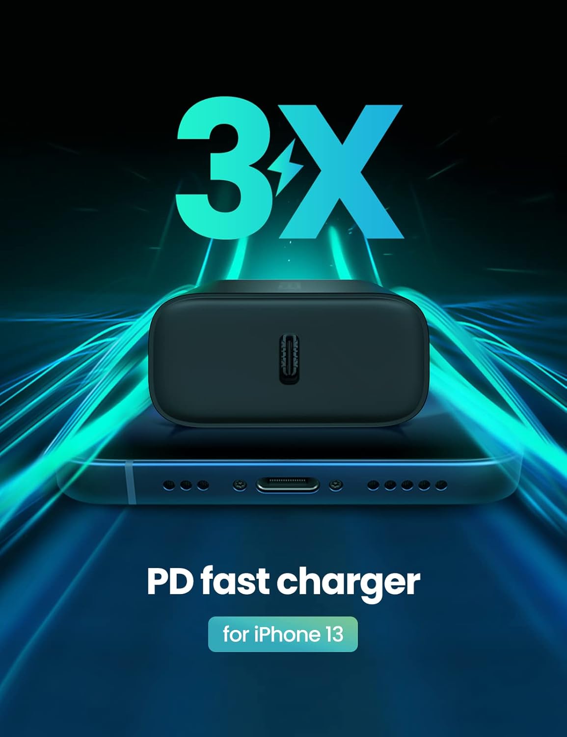 UGREEN 10191 CD137 USB-C 20W PD Charger Black - image 3