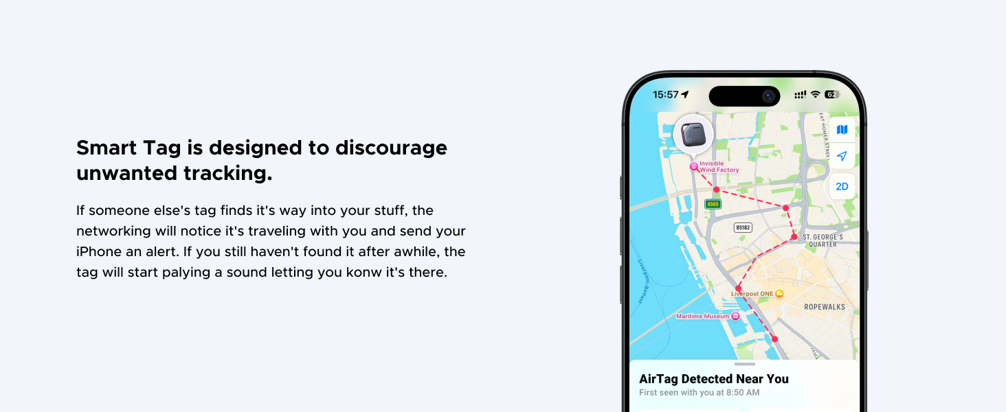 UGREEN 45297 FineTrack Smart Finder Tag Apple Find My - view 6