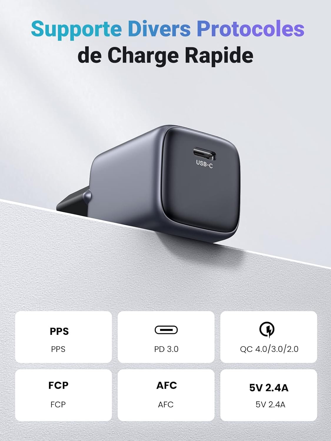 UGREEN 90664 Nexode Mini 20W Charger EU - image 6