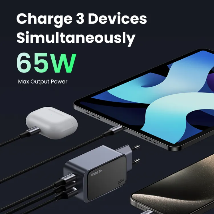 UGREEN 35042 Nexode S 65W 3-Port GaN Charger EU - image 3