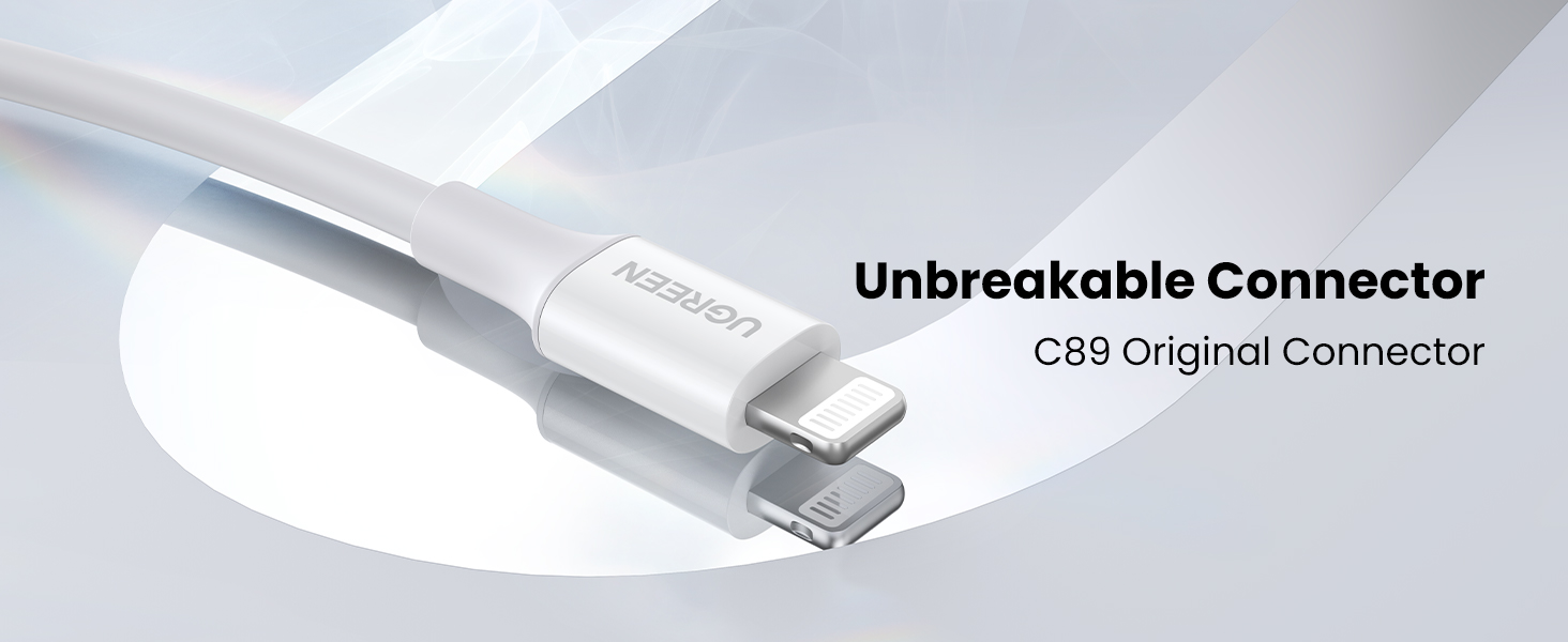 UGREEN 20728 Lightning to USB-A MFi Cable - Wide iOS Compatibility