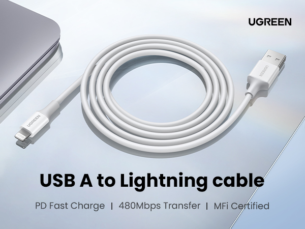 UGREEN 20728 Lightning to USB-A MFi Cable - view 4