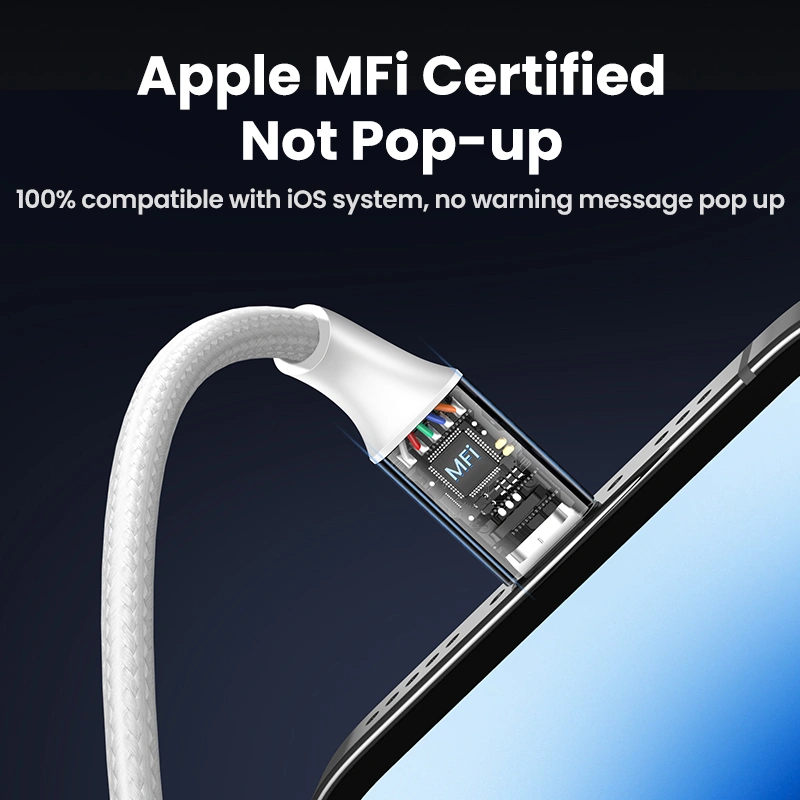 UGREEN 60161 US199 USB-A to Lightning MFi Cable 1M - image 3