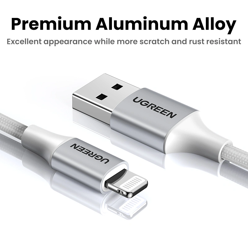 UGREEN 60161 US199 USB-A to Lightning MFi Cable 1M - image 8