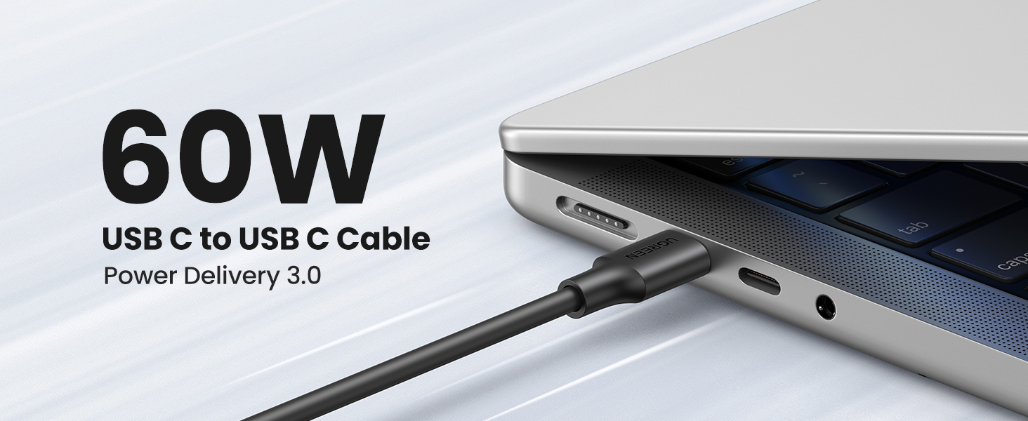 UGREEN 50997 60W USB-C to USB-C Cable - 60W Power Delivery
