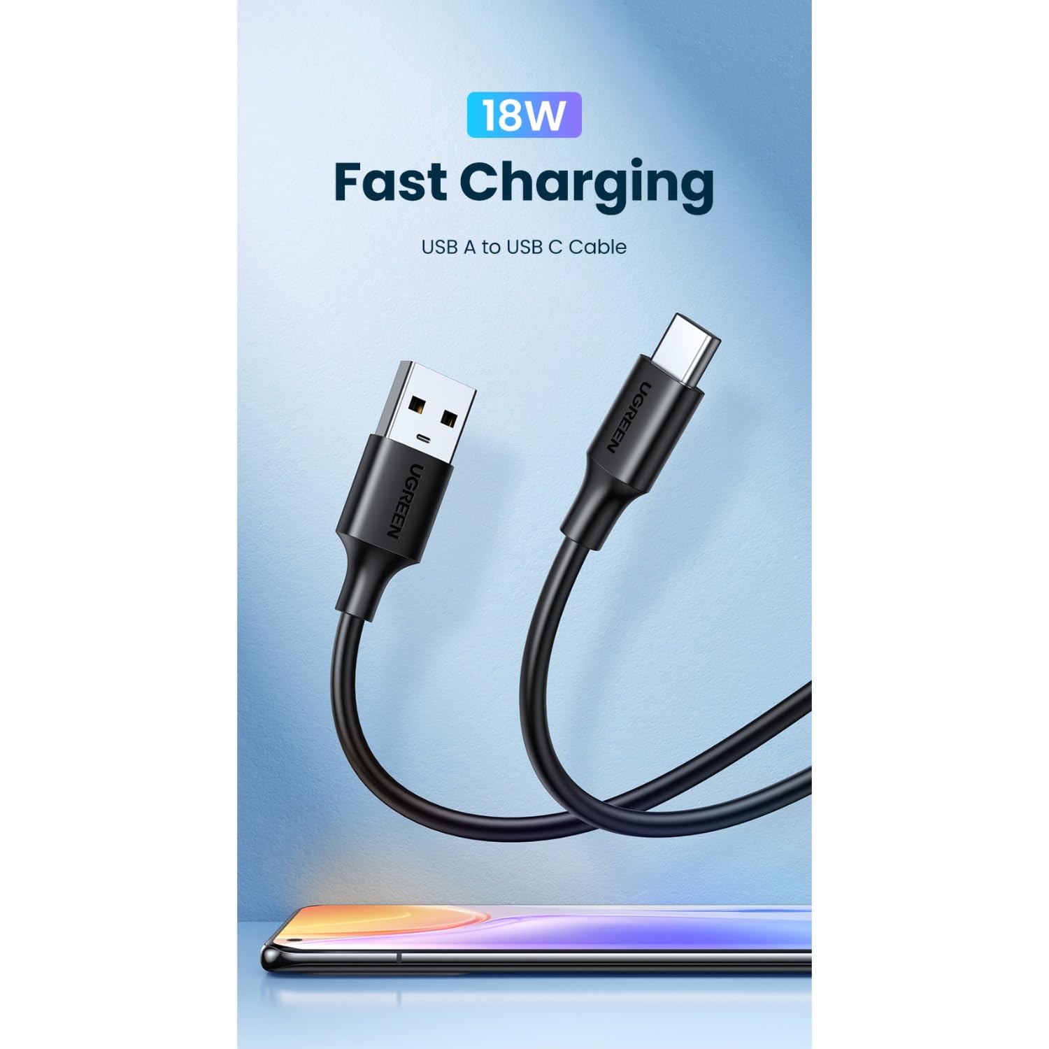 UGREEN 60116 US287 USB-C to USB 2.0 Cable - image 4