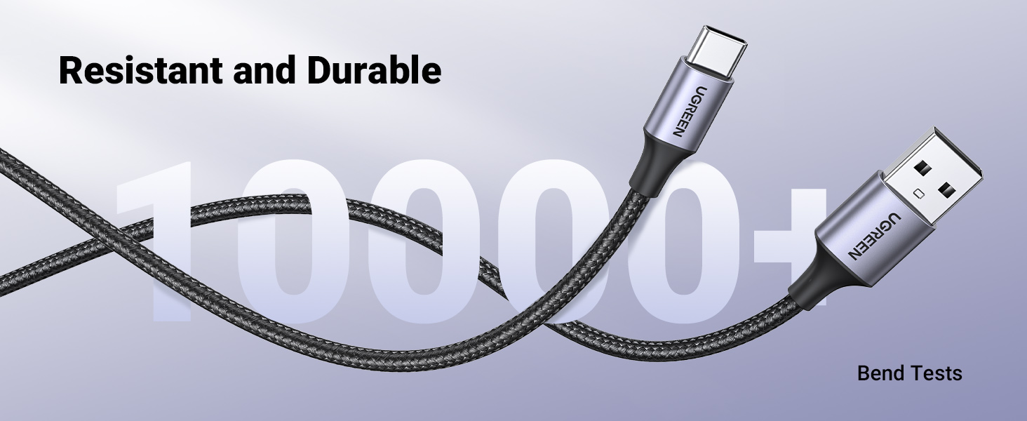 UGREEN 60126 USB-A to USB-C Cable 1M - Protected and Snug