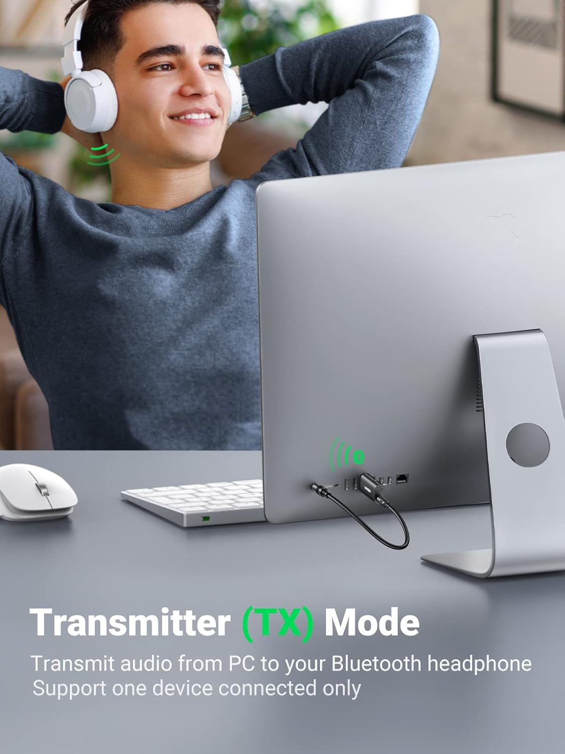 UGREEN 60300 USB 2.0 to 3.5mm Bluetooth Transmitter/Receiver - image 5