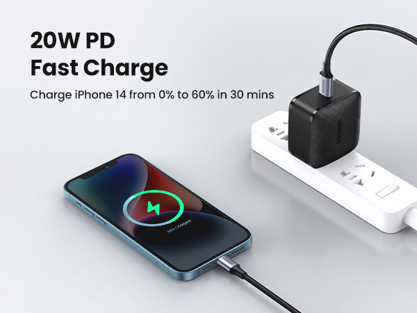 UGREEN 60759 USB-C to Lightning PD Cable 1M Black - view 6
