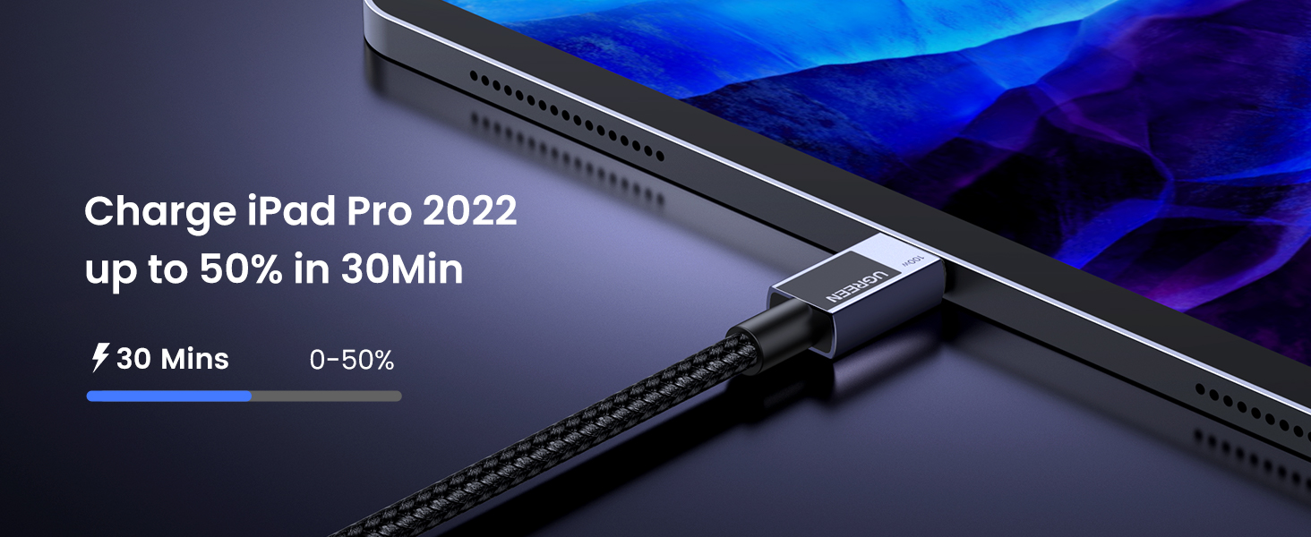 UGREEN 45063 USB-C to USB-C 100W PD Cable 1M - view 4