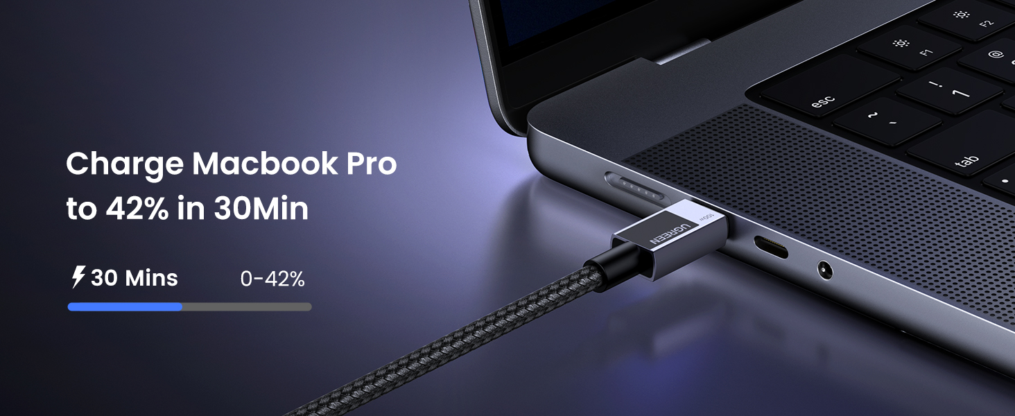 UGREEN 45063 USB-C to USB-C 100W PD Cable 1M - view 5