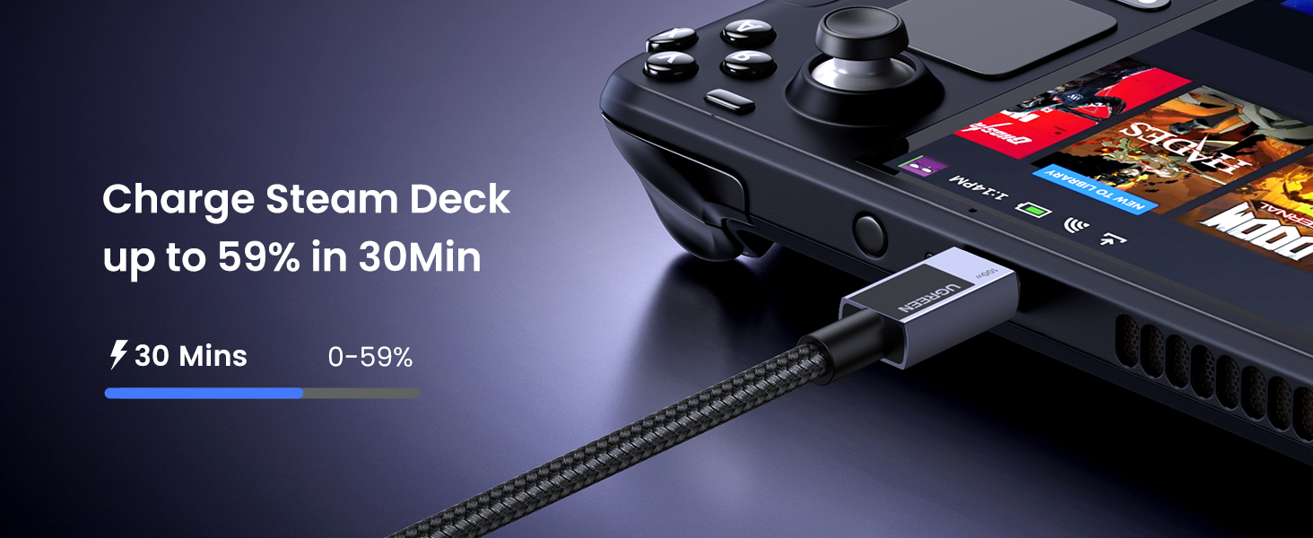 UGREEN 45063 USB-C to USB-C 100W PD Cable 1M - view 6