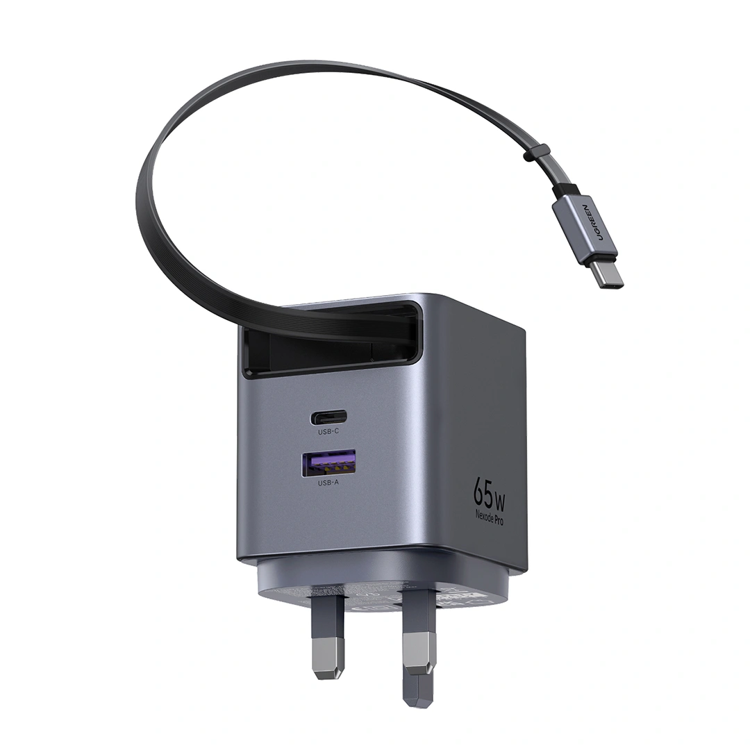 UGREEN 65826 X615 65W Nexode Pro GaN Charger with Retractable Cable - image 4