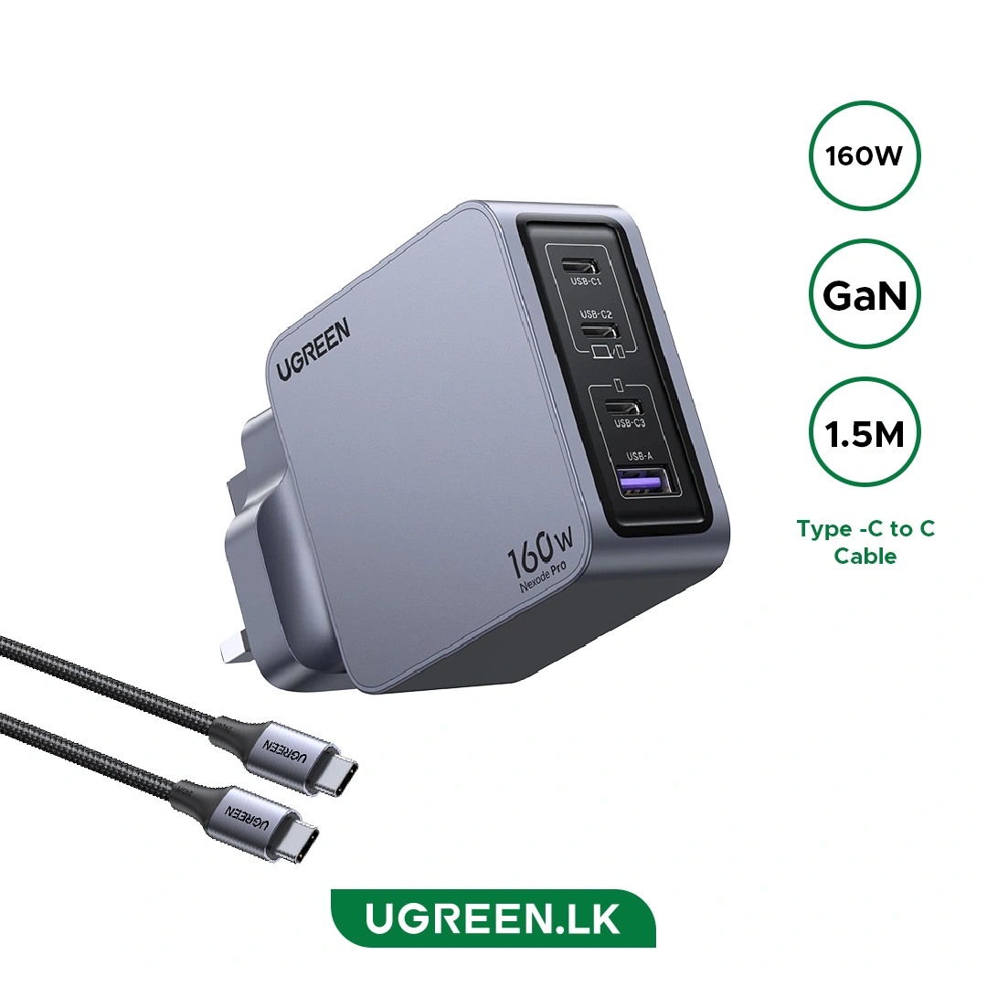 UGREEN 25878 X763 160W Nexode Pro GaN Charger with Type-C Cable - image 1