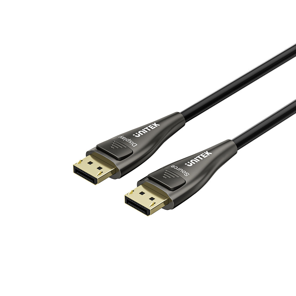 UNITEK C1632ABK01-10M 8K DisplayPort 1.4 Fiber Optic Cable 10M - image 2