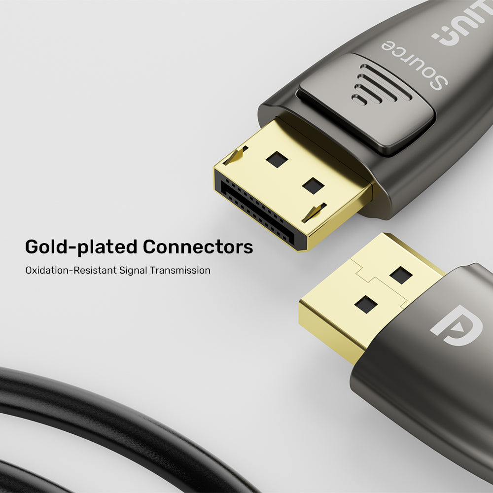 UNITEK C1632ABK01-10M 8K DisplayPort 1.4 Fiber Optic Cable 10M - image 3