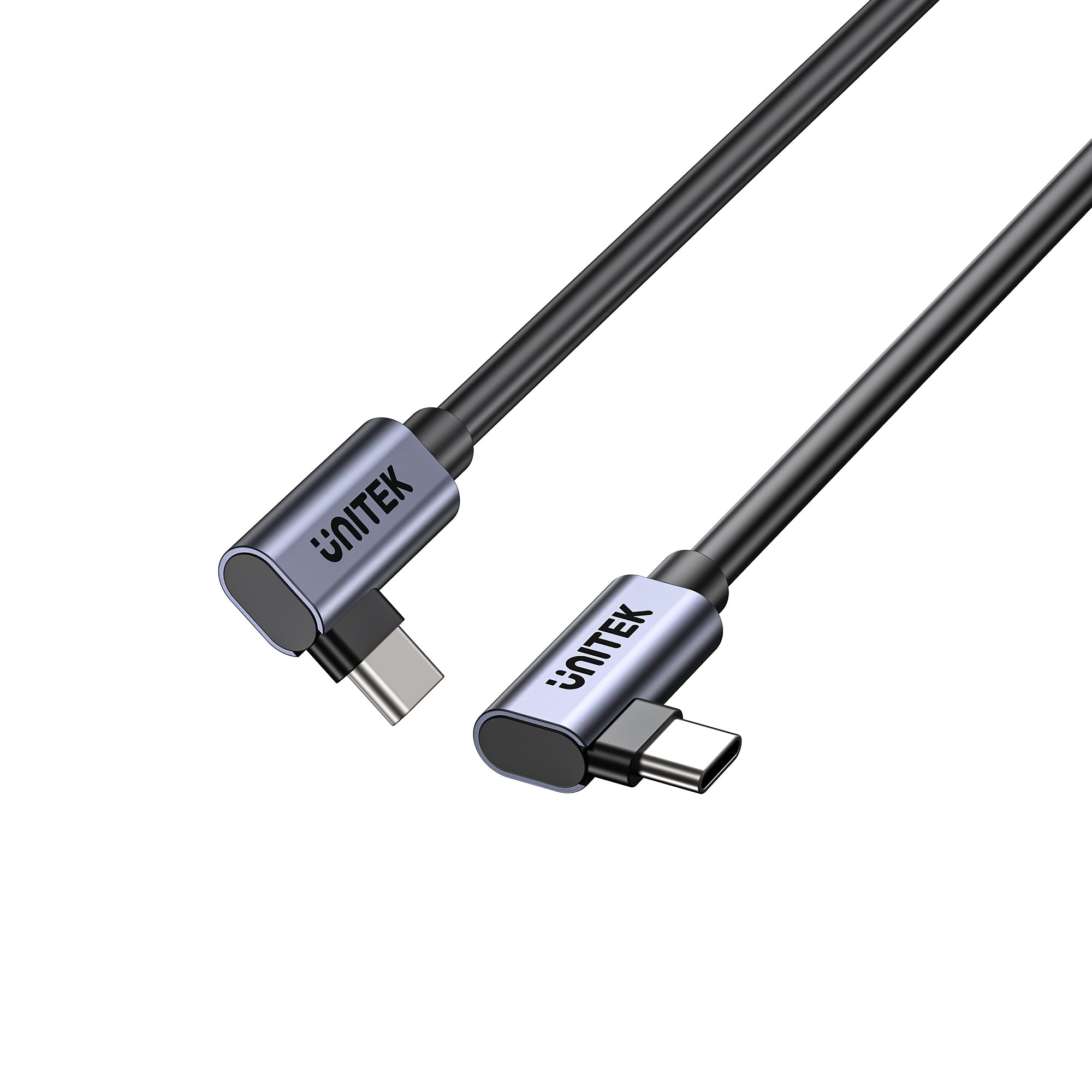 UNITEK C14147ABK01-1M PD 100W USB-C Cable Dual 90 Degree 1M - image 2